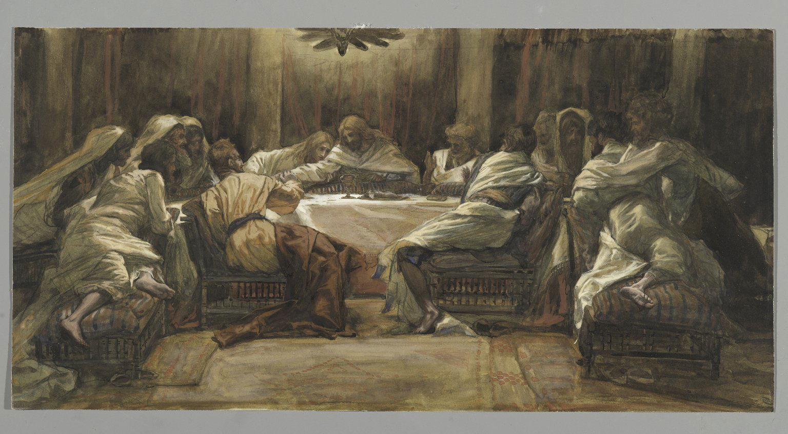 The Last Supper: Judas Dipping his Hand in the Dish (La Céne