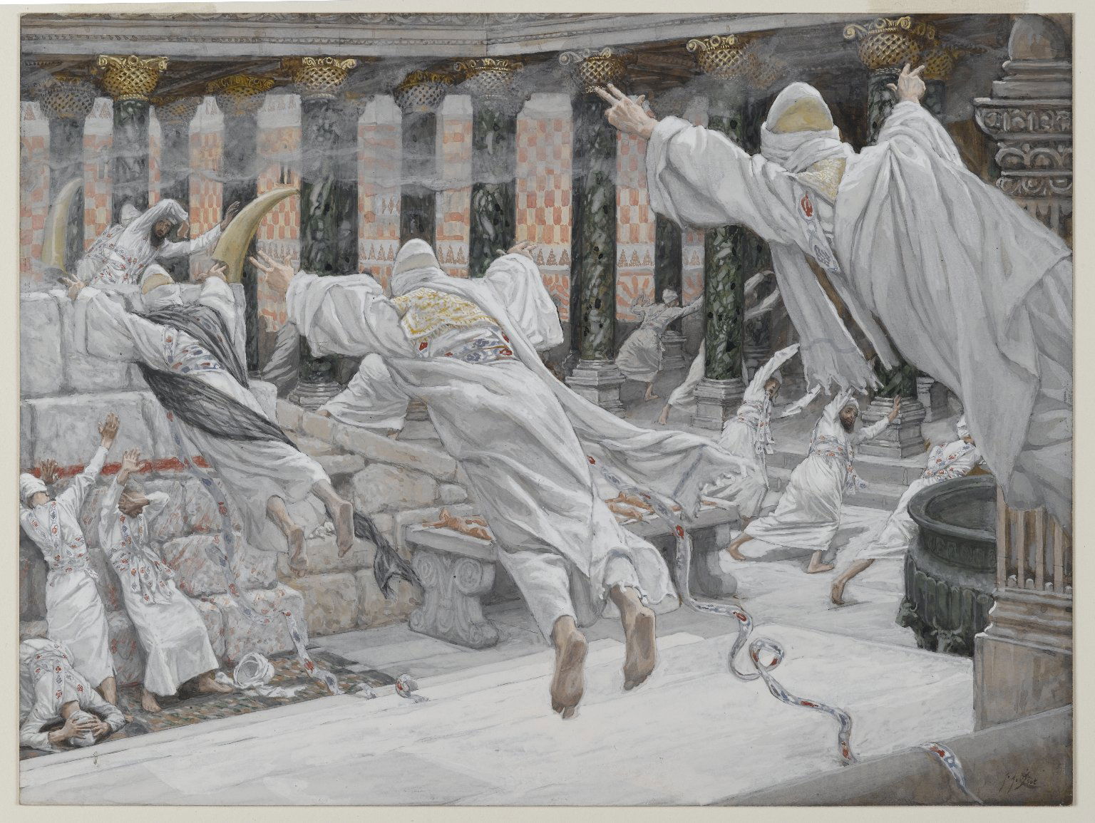 The Dead Appear in the Temple (Les morts apparaissent dans le
