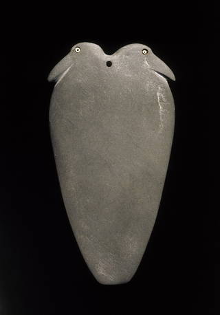Palette with Double Bird Head