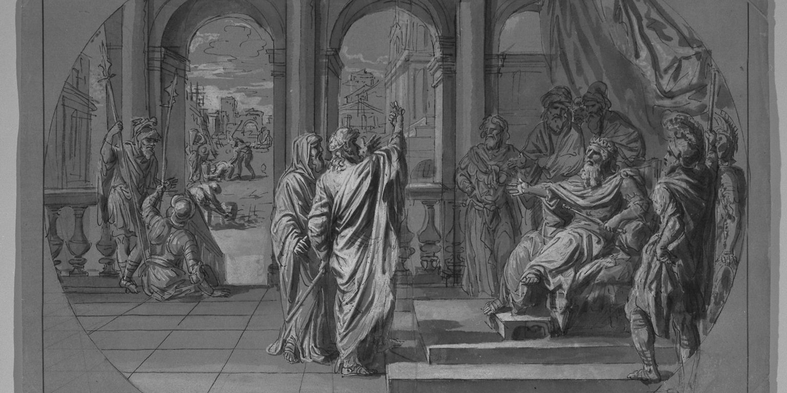 Moses and Aaron - Present to Pharaoh 