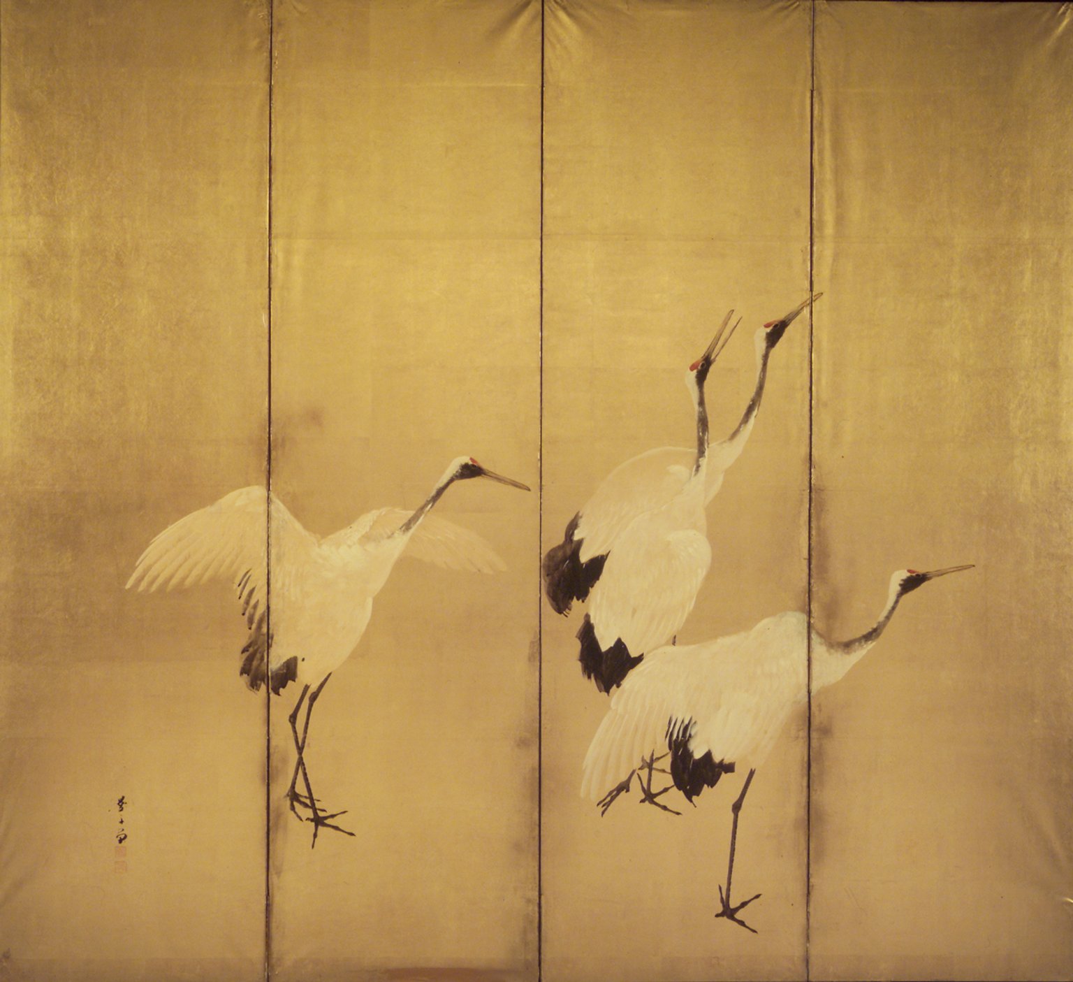 Cranes (One of Pair) · Brooklyn Museum
