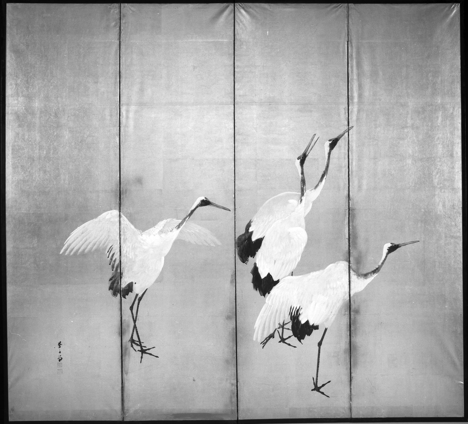 Cranes (One of Pair) · Brooklyn Museum