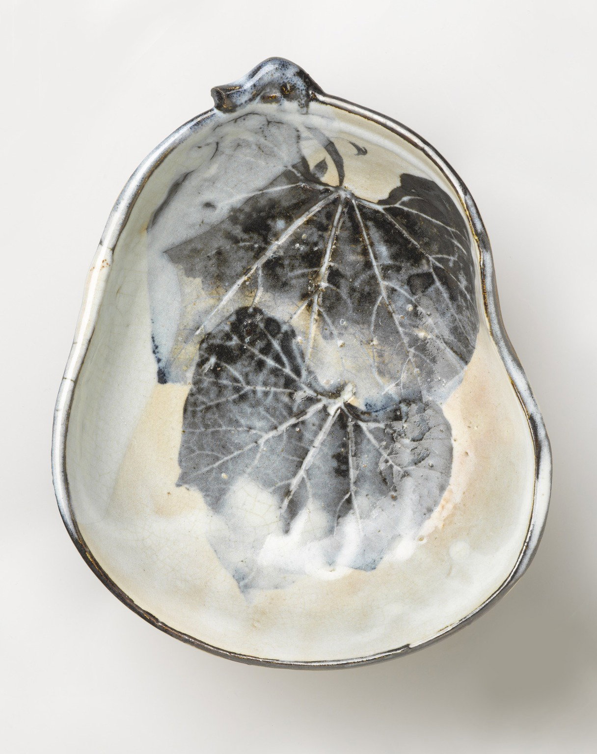 Bowl in the Shape of a Gourd, Kyoto Ware · Brooklyn Museum