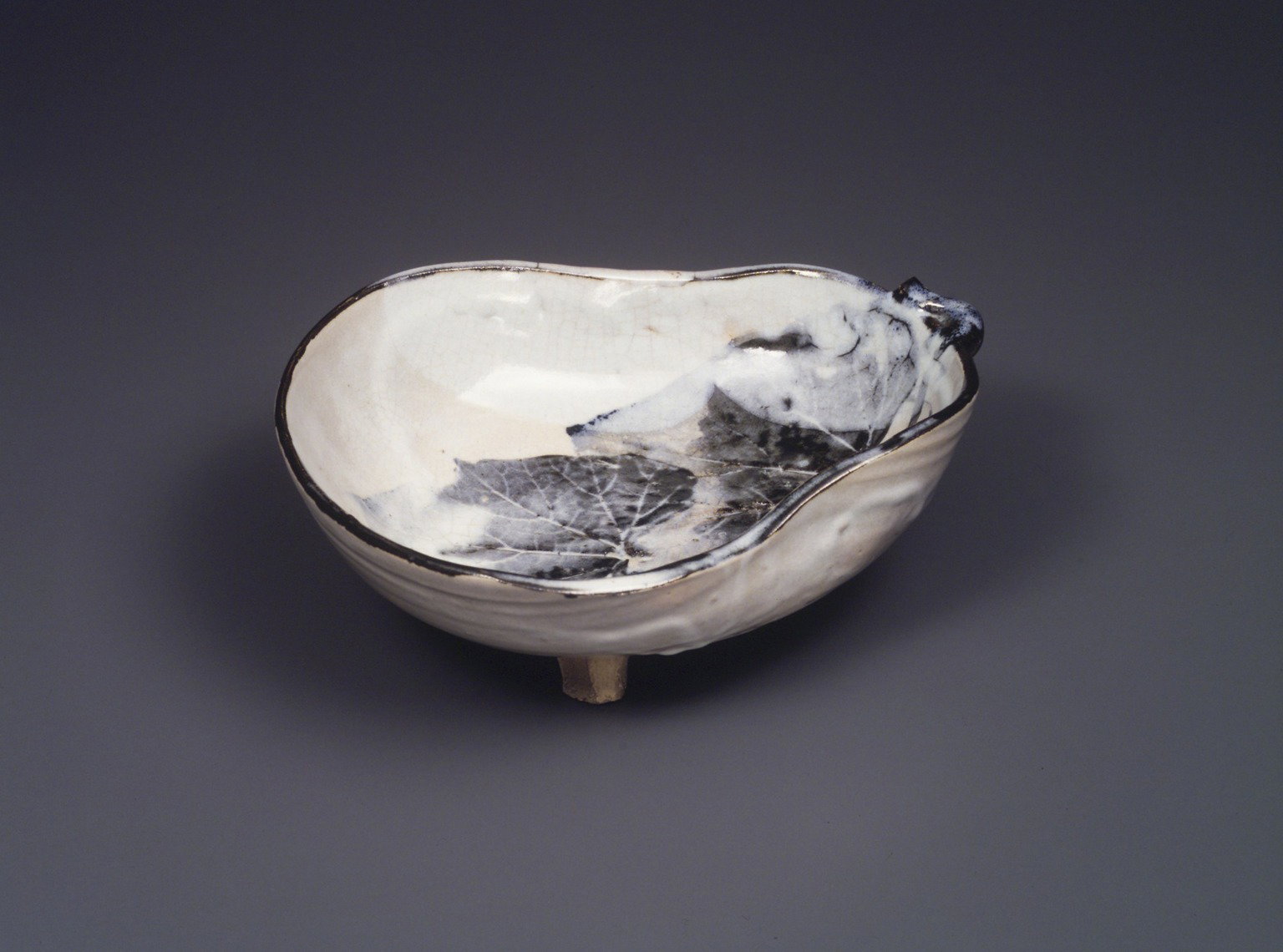 Bowl in the Shape of a Gourd, Kyoto Ware · Brooklyn Museum