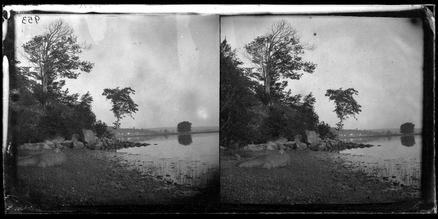 Shore below Joe Posts, Deep River, Connecticut · Brooklyn Museum
