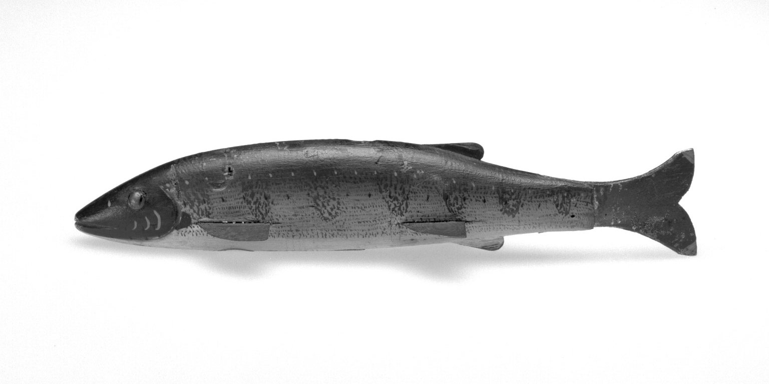 Perch Object Fish Decoy, Yellow (Grass) Perch · Brooklyn Museum