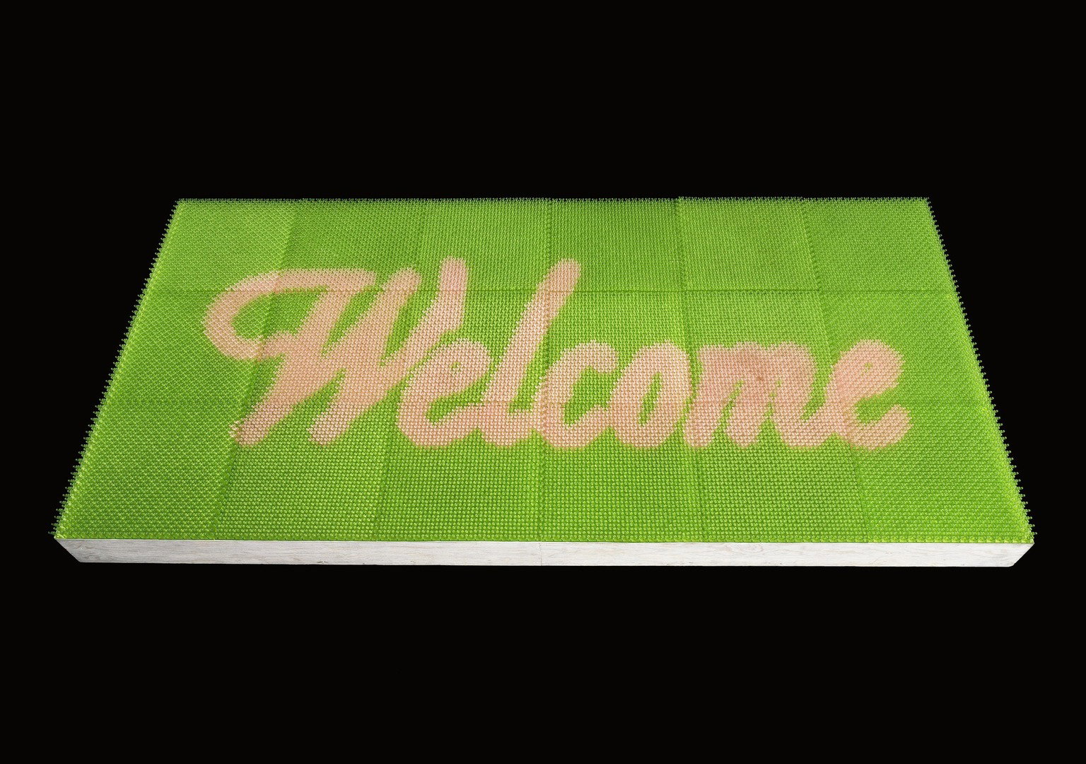 Doormat: Welcome (Green) · Brooklyn Museum