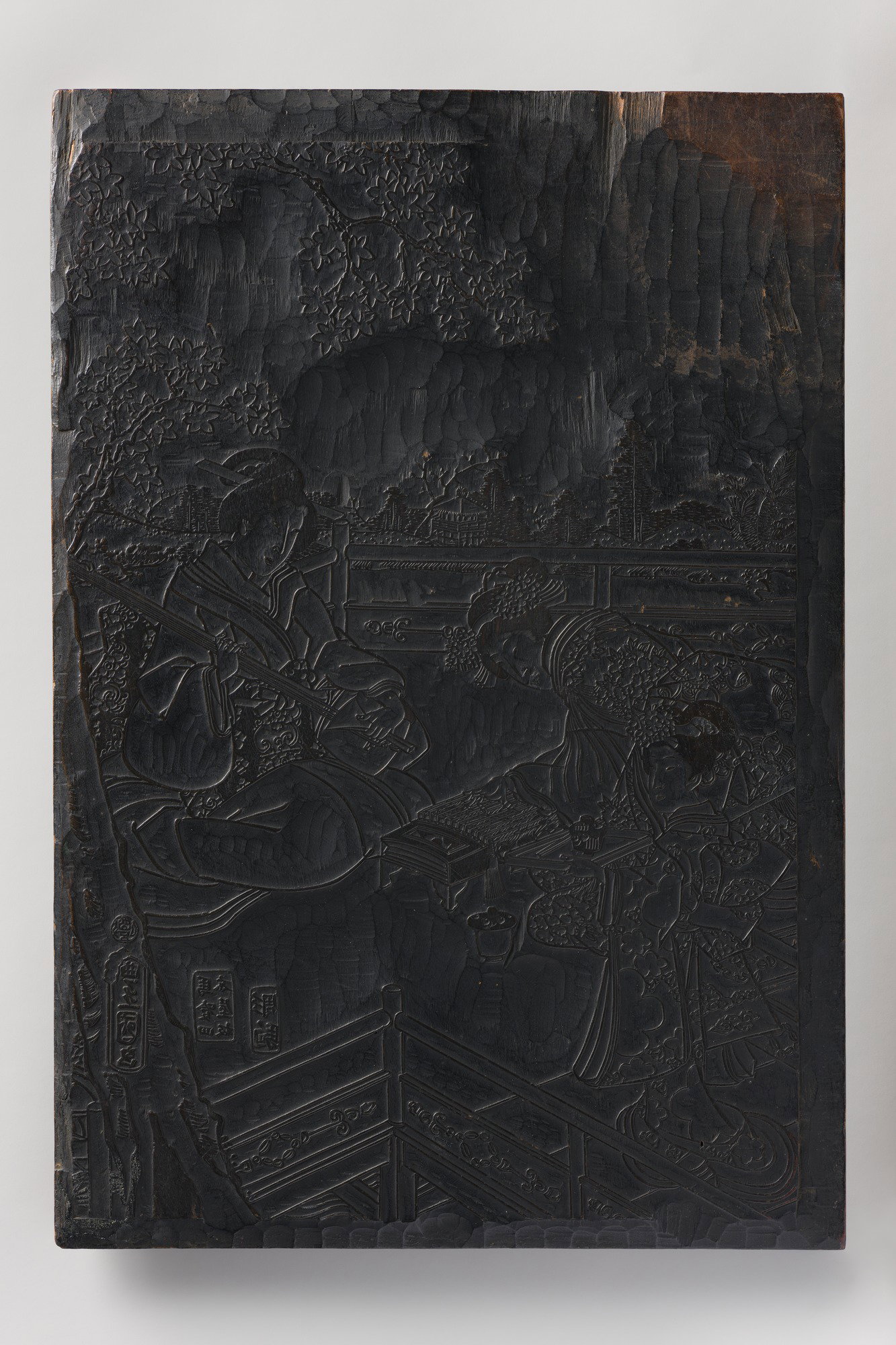 Double-sided Key Block for Ukiyo-e Print · Brooklyn Museum
