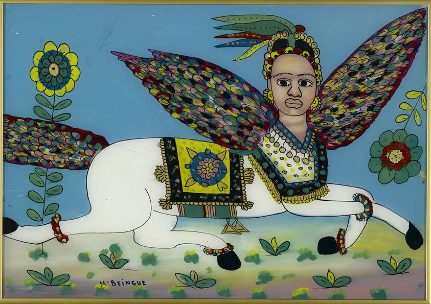 ブロッターアート 「笑う仏陀」古典的希少図版 コレクションに Al-Buraq · Brooklyn Museum