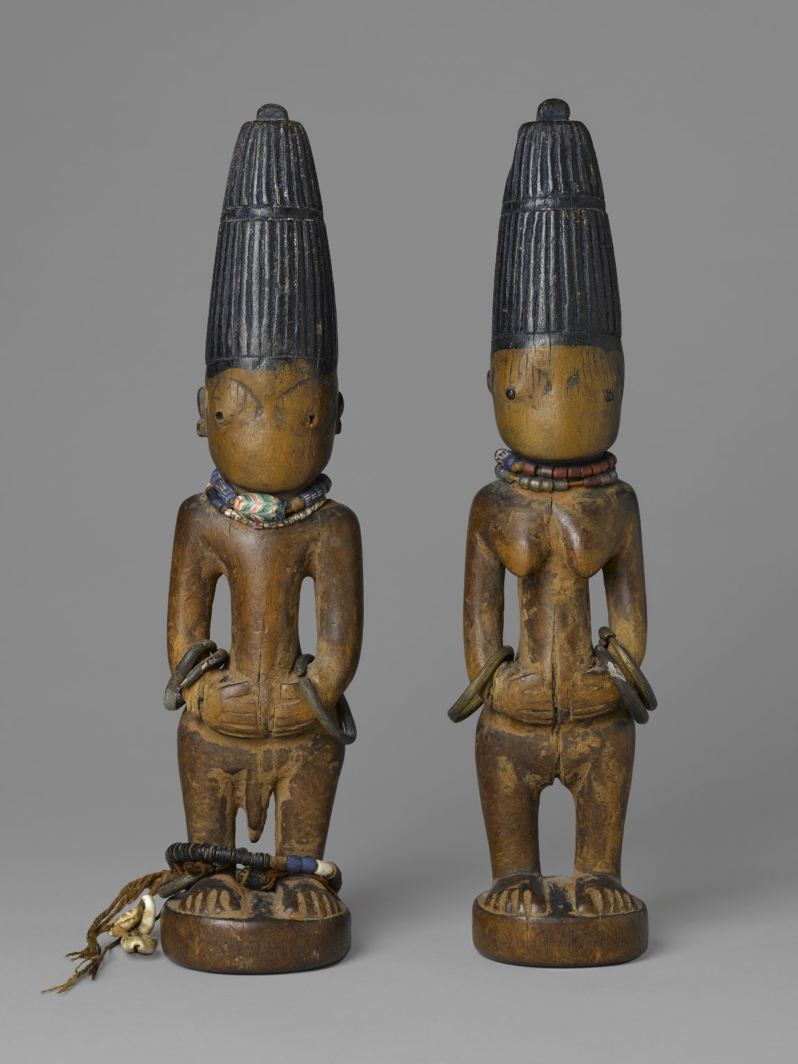 Pair of twin figures (Ère Ìbejì) · Brooklyn Museum