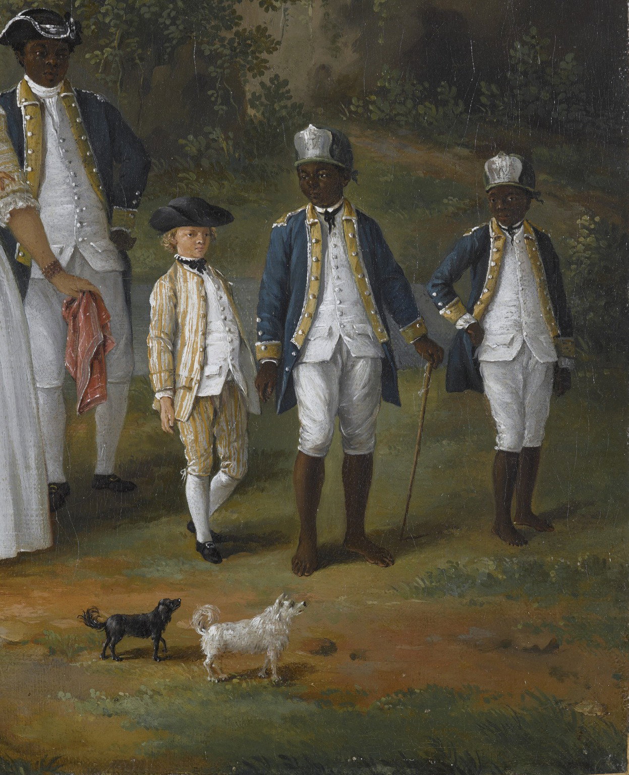 Free Women of Color with Their Children and Servants in a