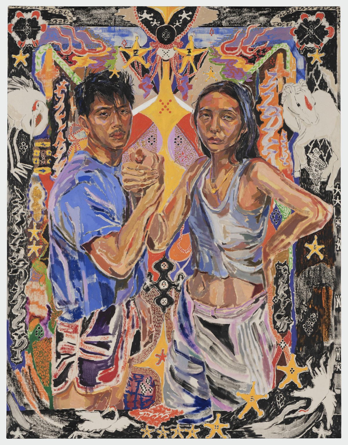 The Arm Wrestle of Chip & Spike; aka: Star-Makers · Brooklyn Museum