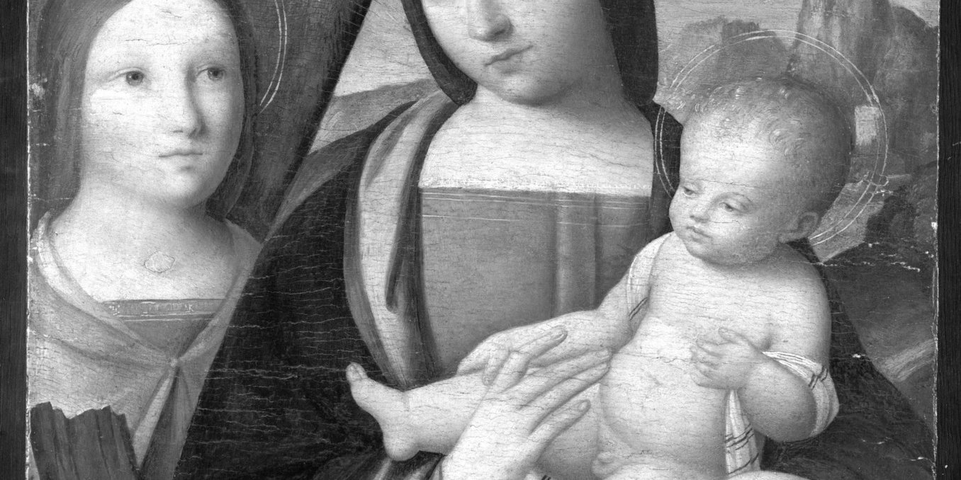 Madonna and Child with Saint Catherine of Alexandria · Brooklyn Museum