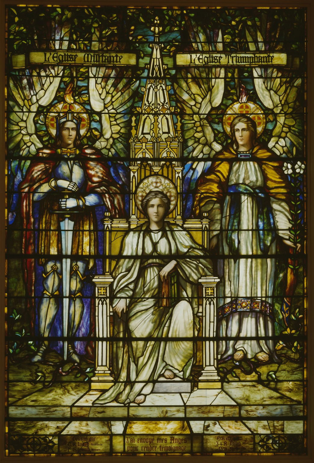 Johannes SchreiterBANE21987-1997 ステンドグラス Religion Enthroned · Brooklyn Museum