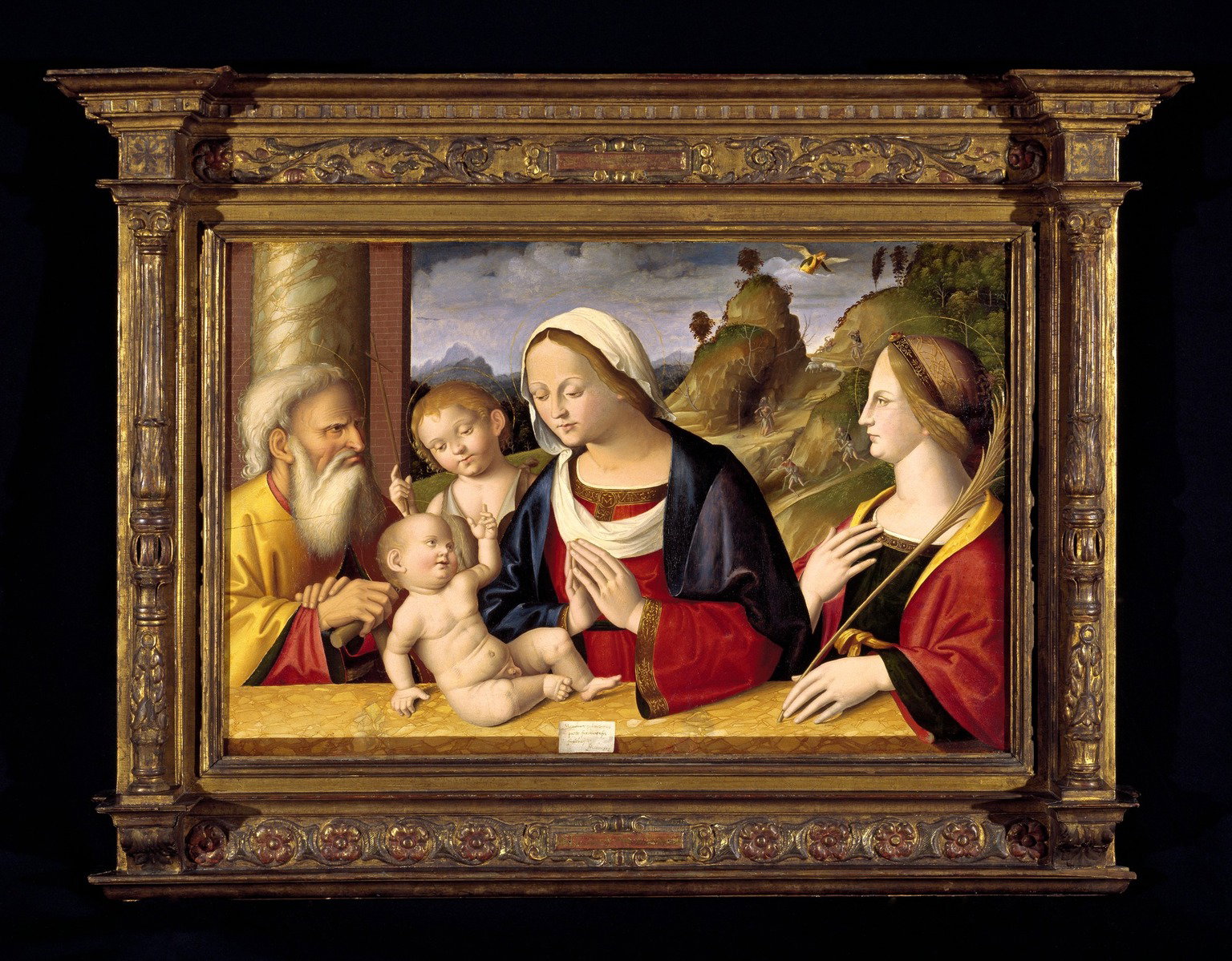 Holy Family with Saints John the Baptist and Catherine of