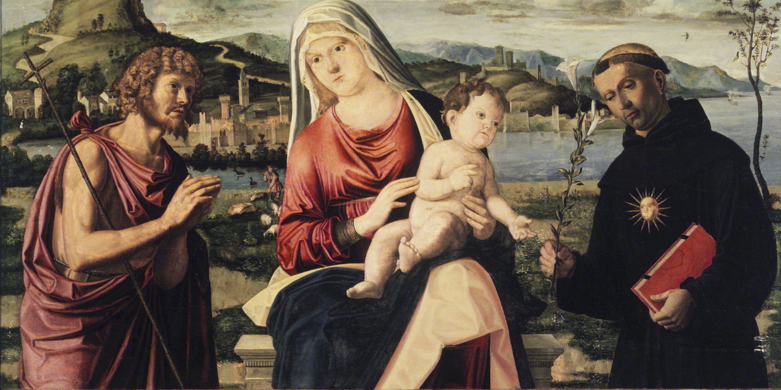 Madonna and Child with Saints John the Baptist and Nicholas of ...