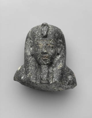 Head from a Shabty of King Akhenaten