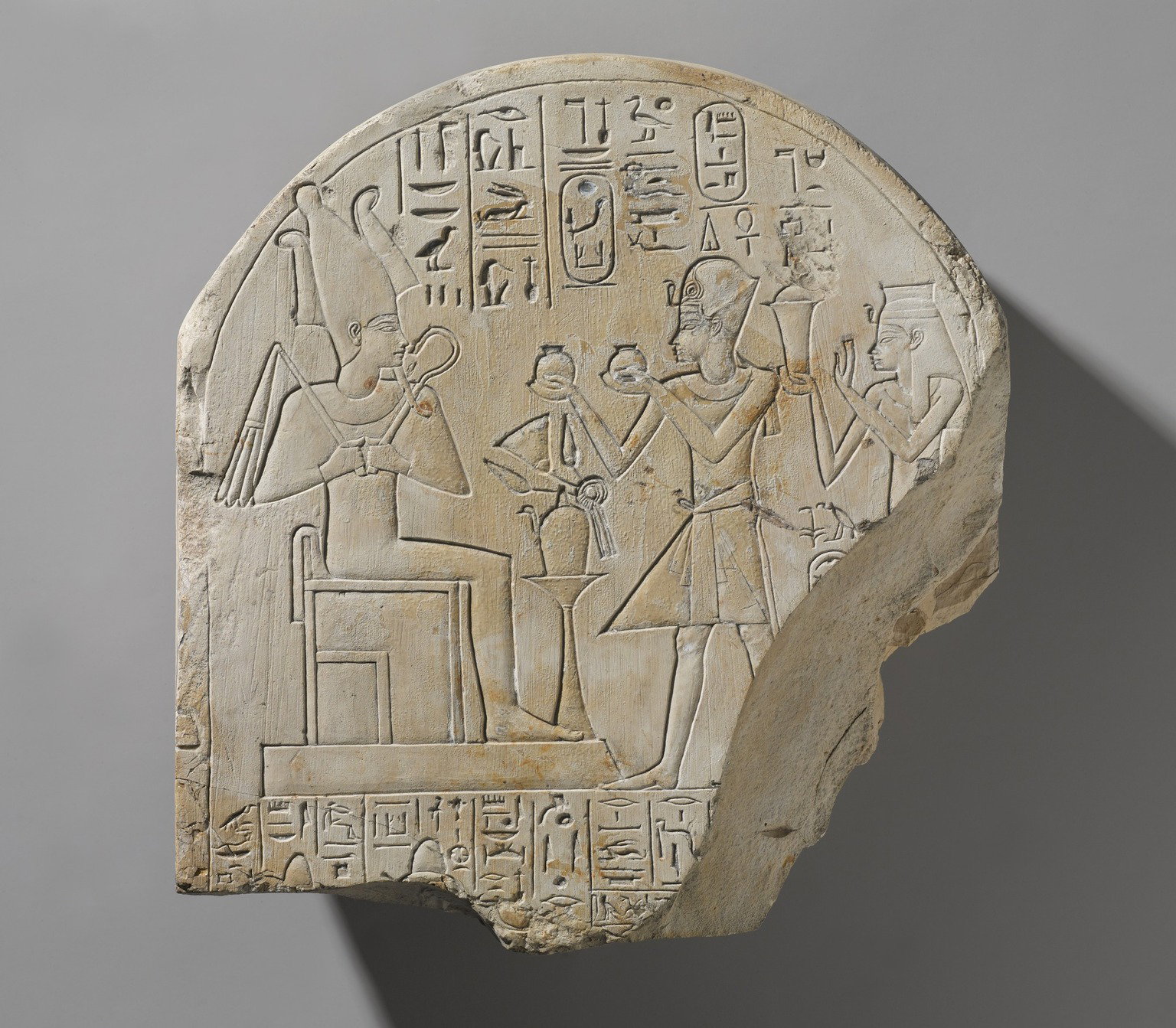 Amunhotep I and Ahmose-Nofretary before Osiris · Brooklyn Museum