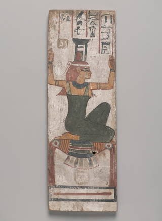 Coffin Panel with Goddess Nephthys