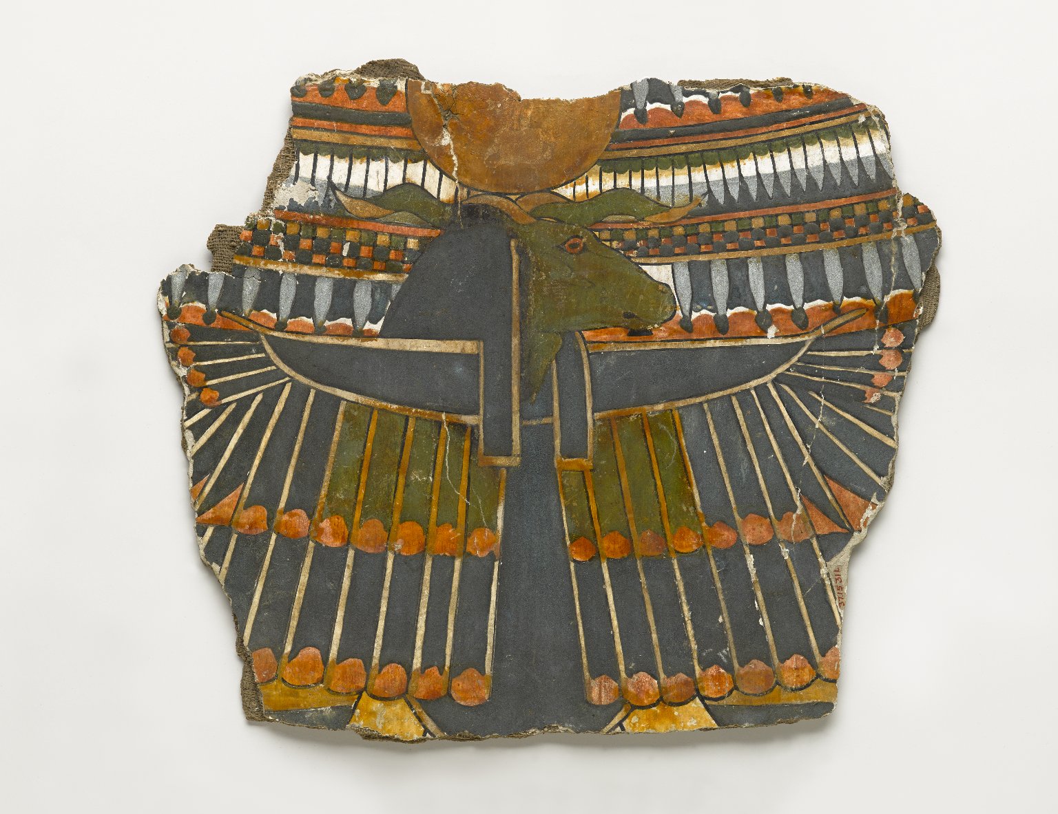 Fragment of Cartonnage from Breast of Mummy