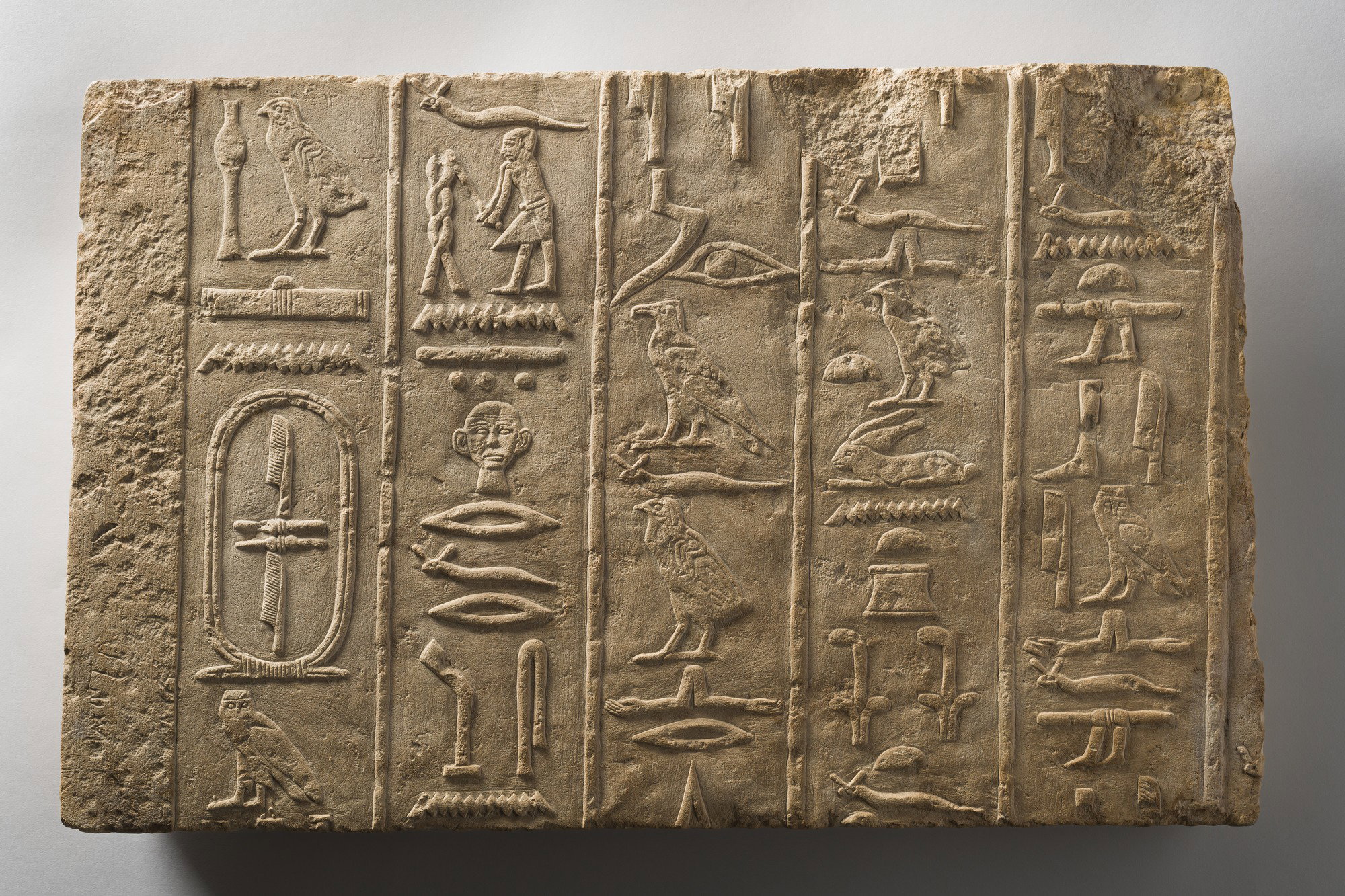 Relief Fragment with Hieroglyphs