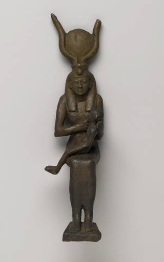 Statue of Isis Nursing the Child Horus