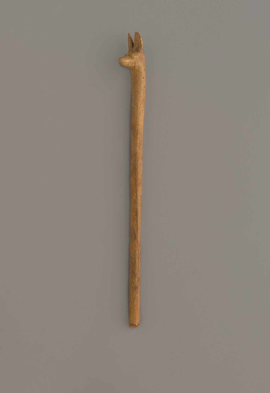 Jackal-Headed Peg from a Board Game