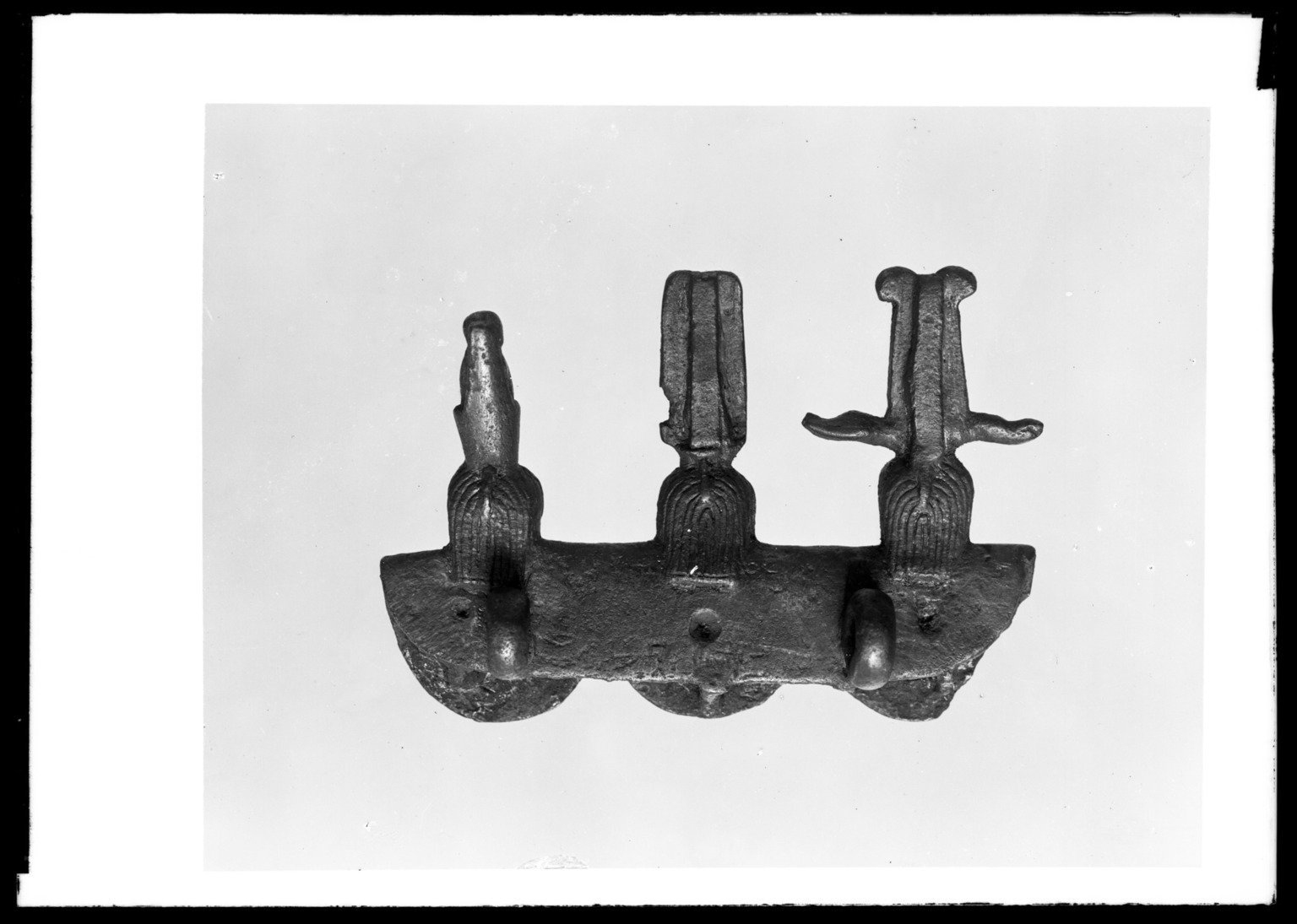 Terminal Ornamented with Three Heads of the Osirian Triad