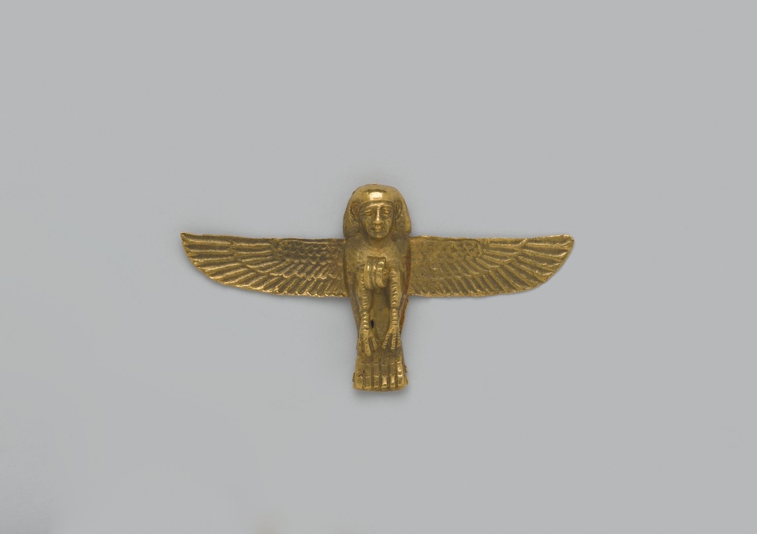 Amulet in the Form of a Ba as Human-Headed Bird