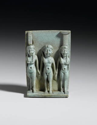 Triad of Isis, the Child Horus, and Nephthys