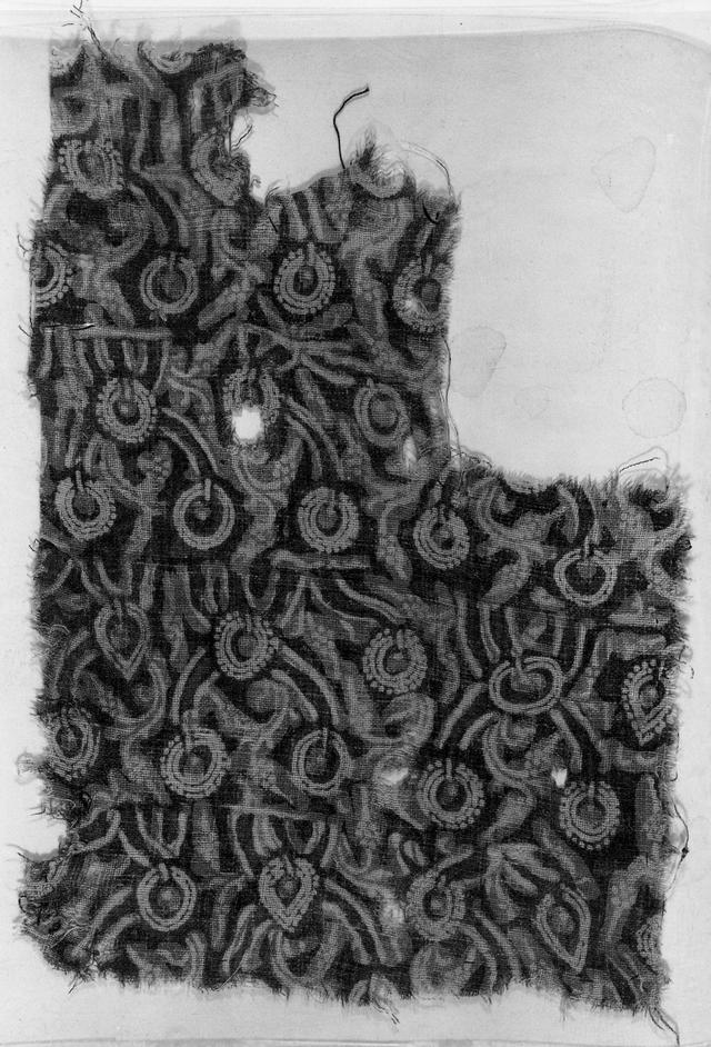 Textile Fragment with Vermiculated Pattern · Brooklyn Museum