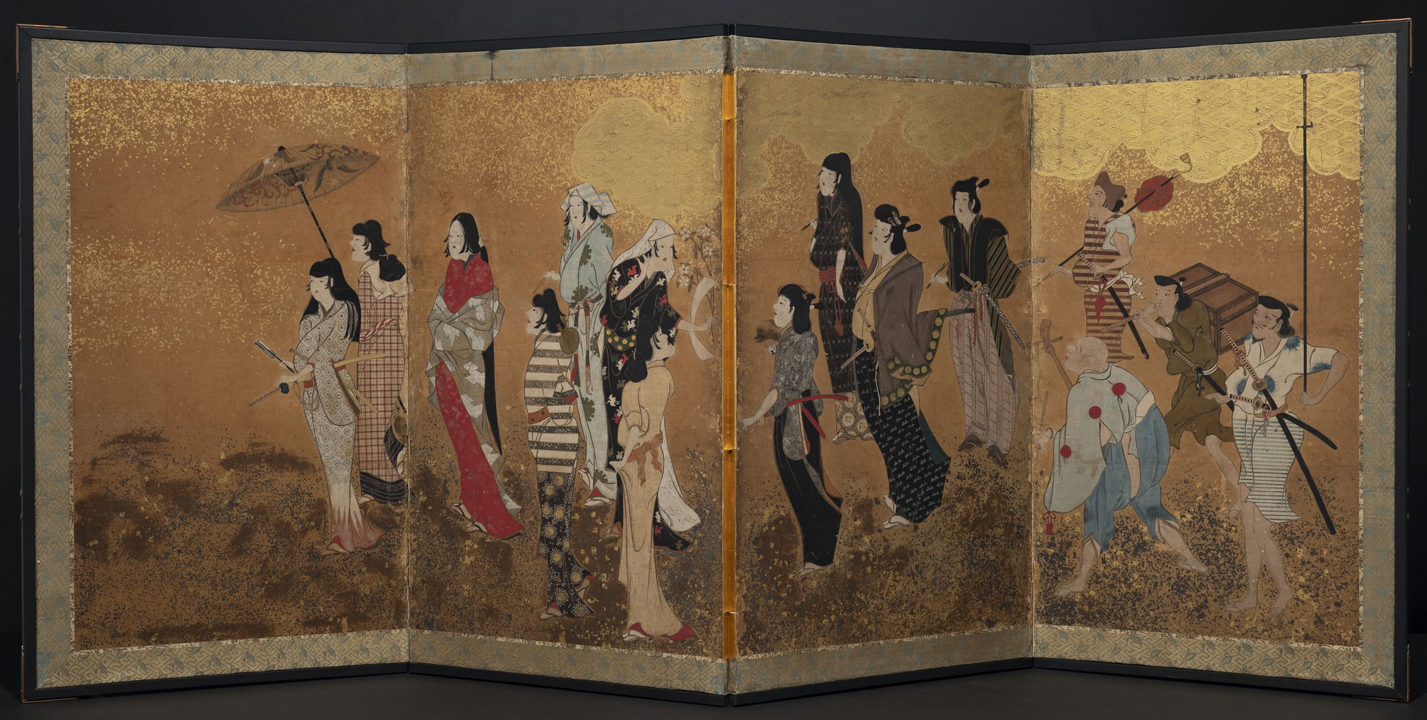 てぃんくる ロウきゅーぶ版画 CHERRY BLOSSOM GRADUATION Utagawa Hiroshige (1797-1858) | Cherry-blossom Viewing at Asuka