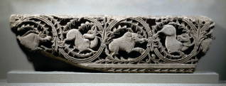 Frieze of Animals in Plant Scrolls