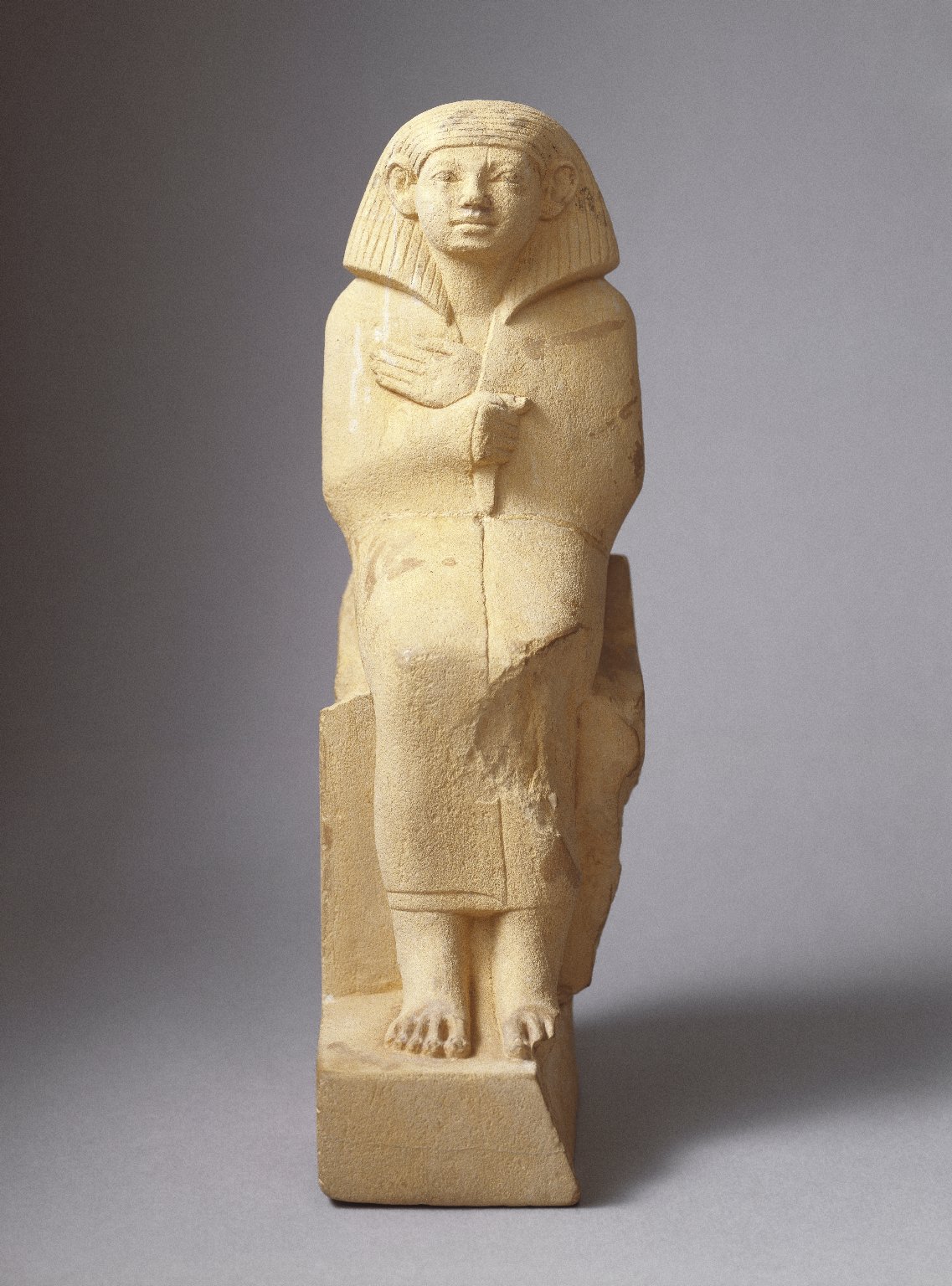 Statuette of a Cloaked Figure