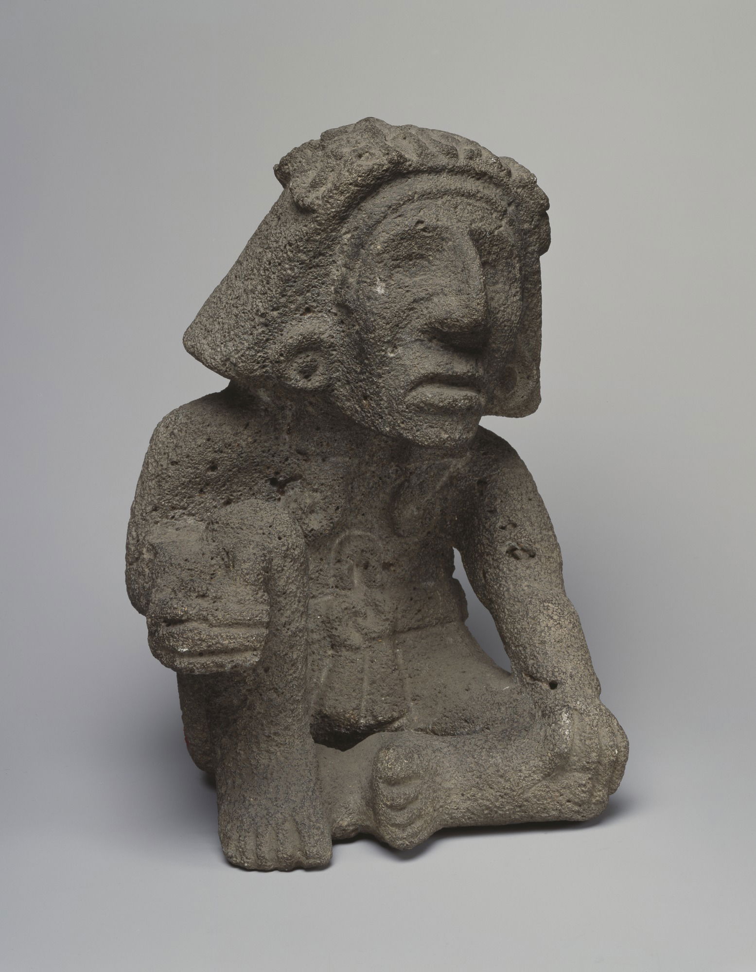 Seated Figure of the Wind God (Ehecatl) · Brooklyn Museum