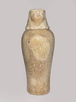 Canopic Jar and Cover of Tjuli