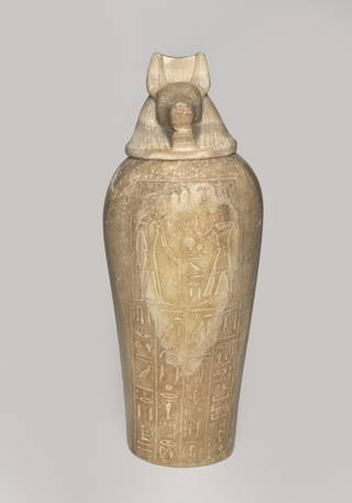Canopic Jar and Cover of Tjuli