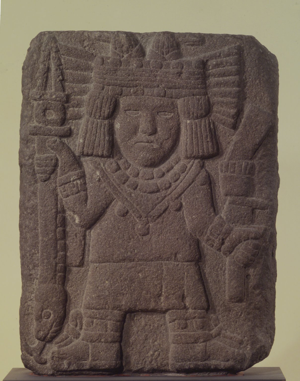 Relief with Maize Goddess (Chicomecóatl) · Brooklyn Museum