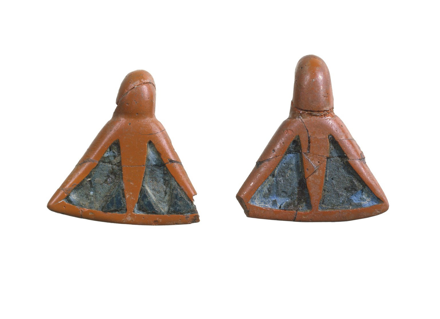 Earrings in Form of Pendant Lotus Flowers
