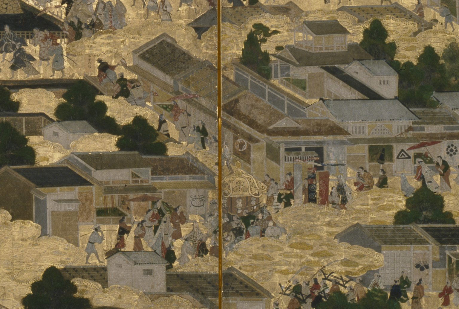 ajukunページ Views In and Around Kyoto (Rakuchu rakugai zu) · Brooklyn Museum