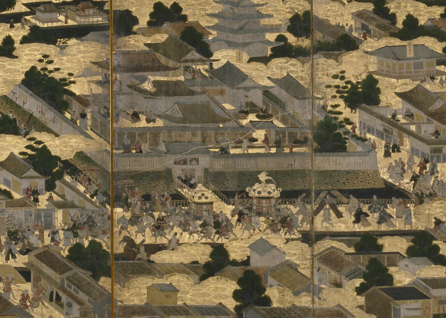Views In and Around Kyoto (Rakuchu rakugai zu) · Brooklyn Museum