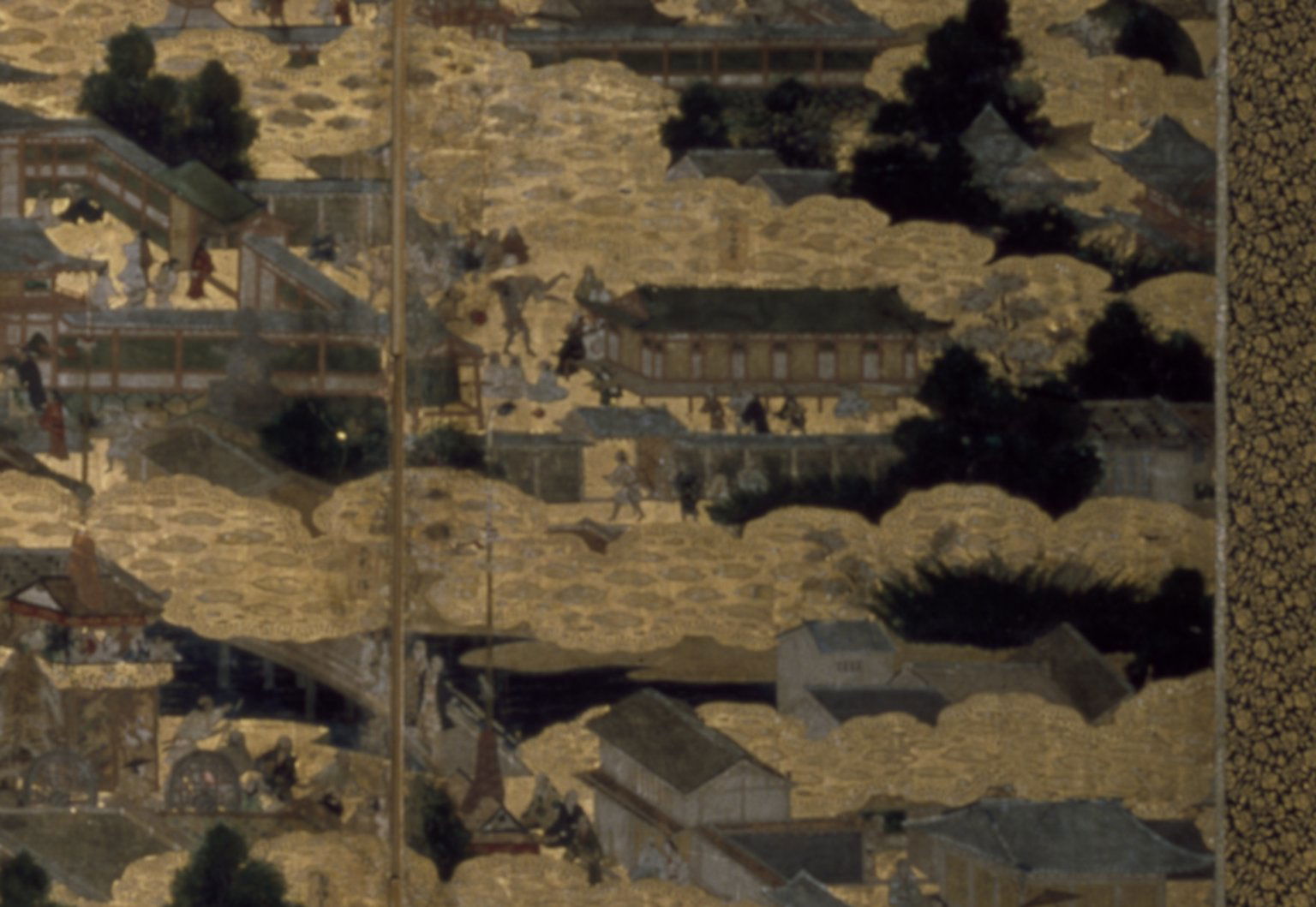 ajukunページ Views In and Around Kyoto (Rakuchu rakugai zu) · Brooklyn Museum