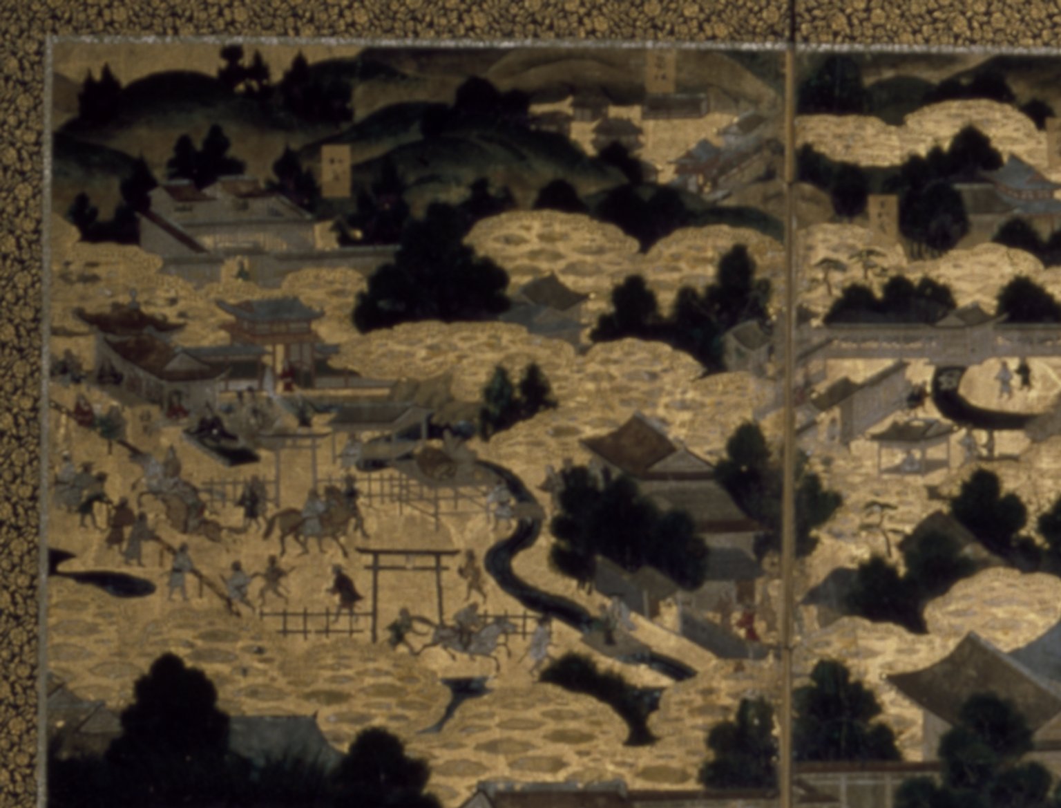 Views In and Around Kyoto (Rakuchu rakugai zu) · Brooklyn Museum