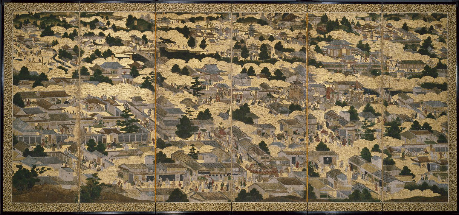 Views In and Around Kyoto (Rakuchu rakugai zu) · Brooklyn Museum