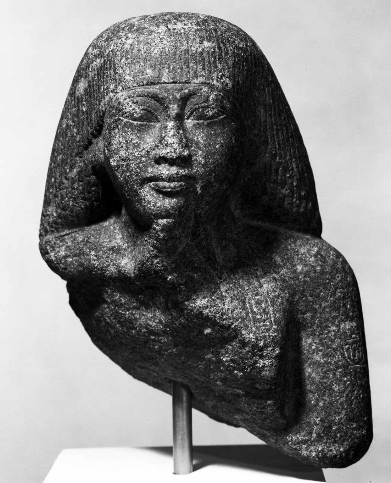 Head and Bust from a Seated Statue