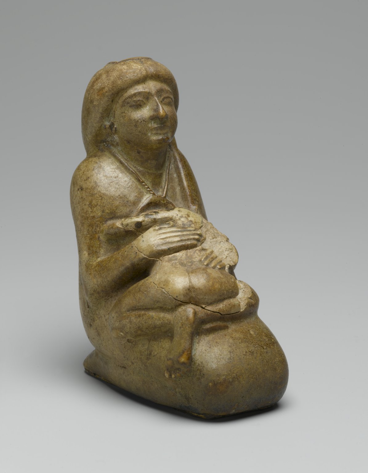 Bottle in the Form of a Mother and Child