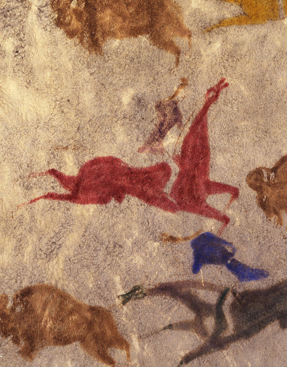 Painted Elk Hide · Brooklyn Museum