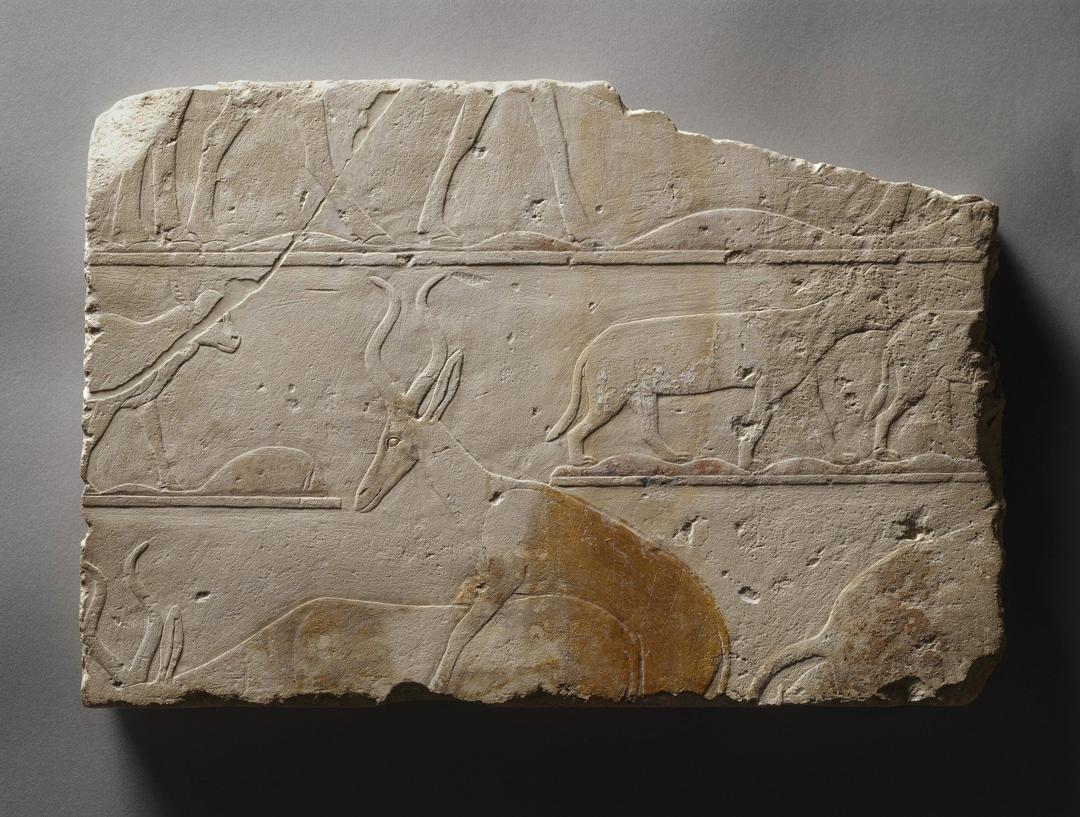 Relief with Desert Scene