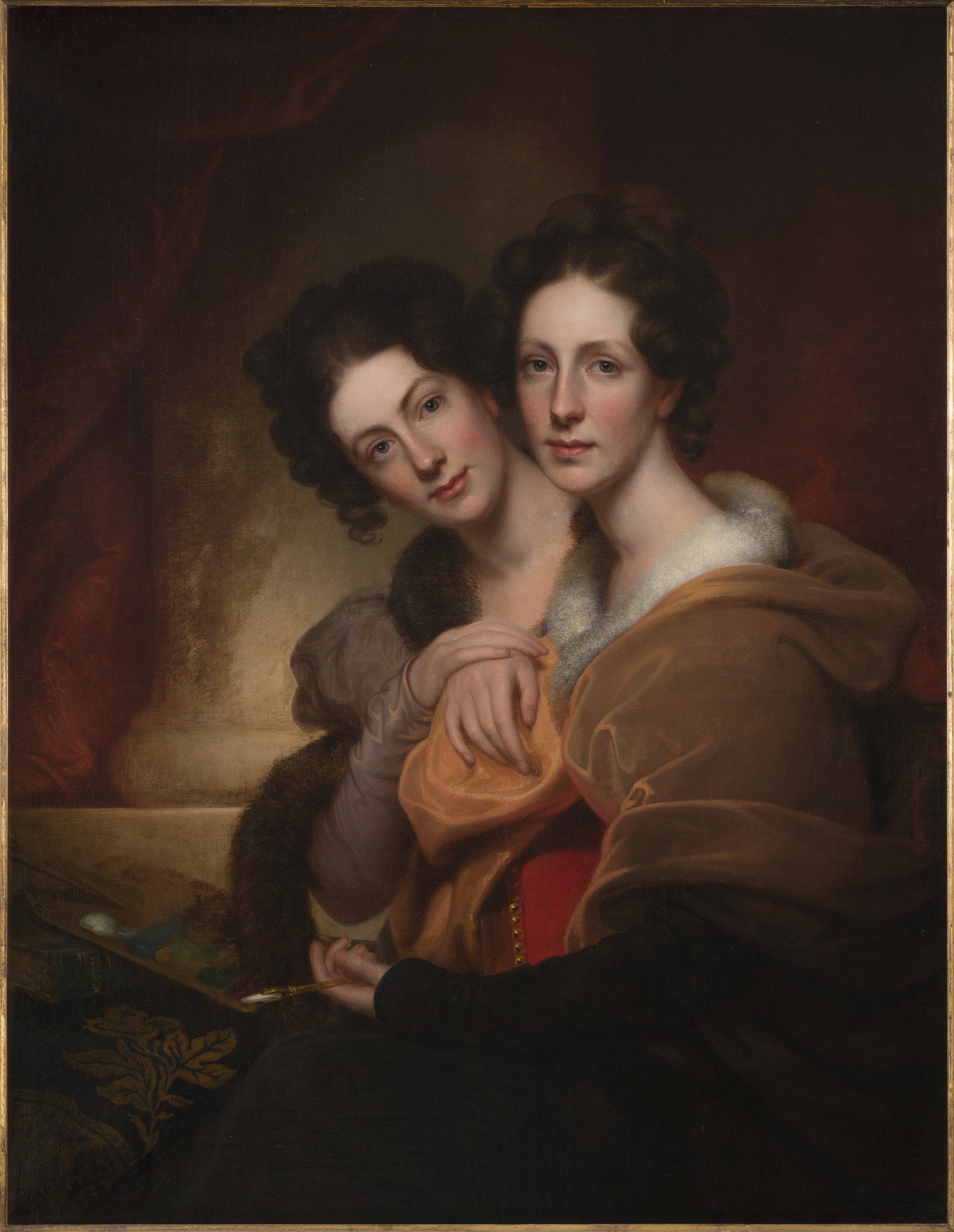 Rosanna Cattaneo 絵画 The Sisters (Eleanor and Rosalba Peale) · Brooklyn Museum