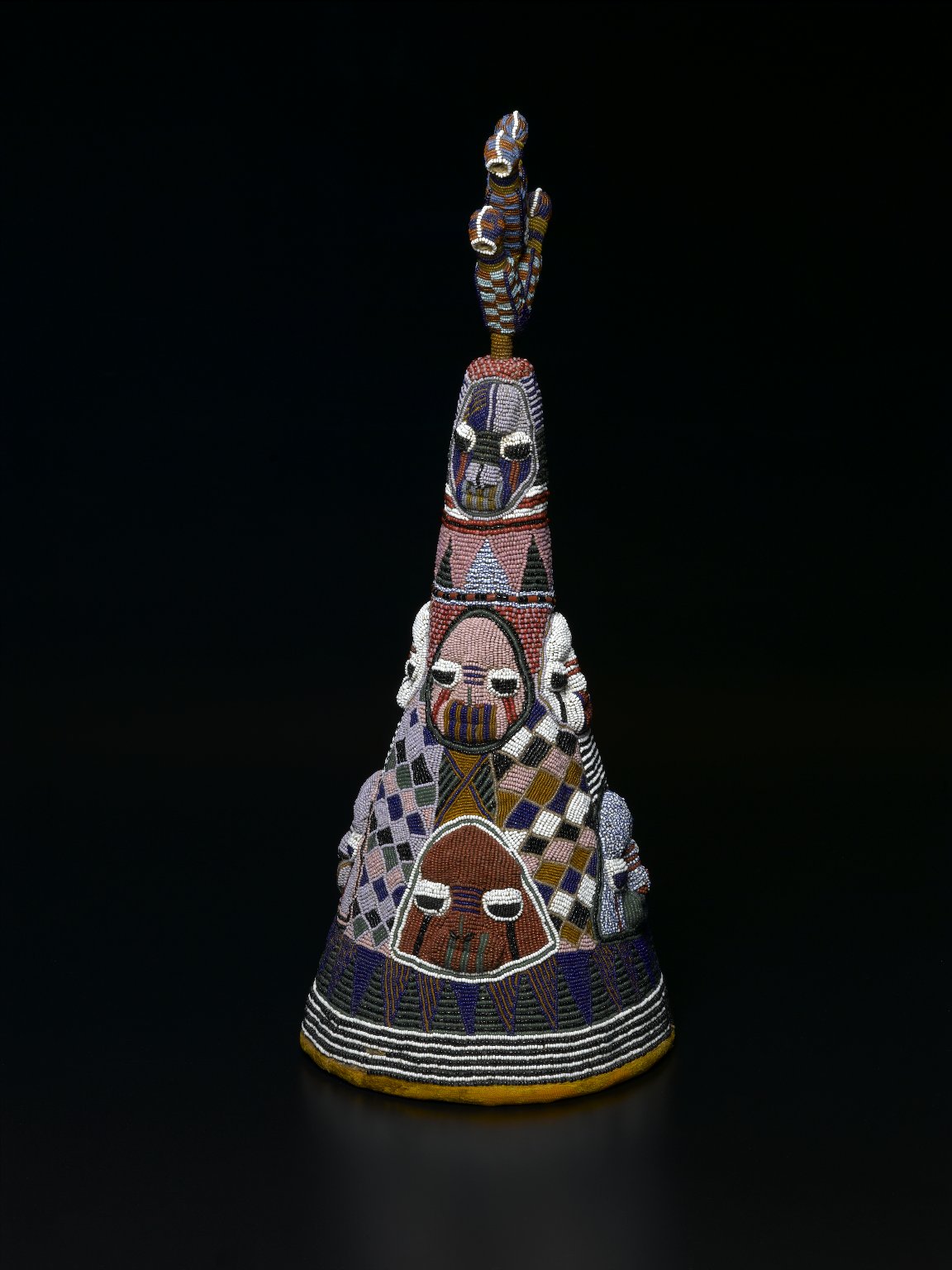 Ade (Beaded Crown) of Onijagbo Obasoro Alowolodu, Ogoga of Ikere